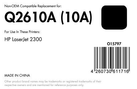 OFFICE-Partner Premium Toner - alternativ zu HP 10A (Q2610A) - schwarz OFFICE-Partner Premium Toner - alternativ zu HP 10A (Q2610A) - schwarz